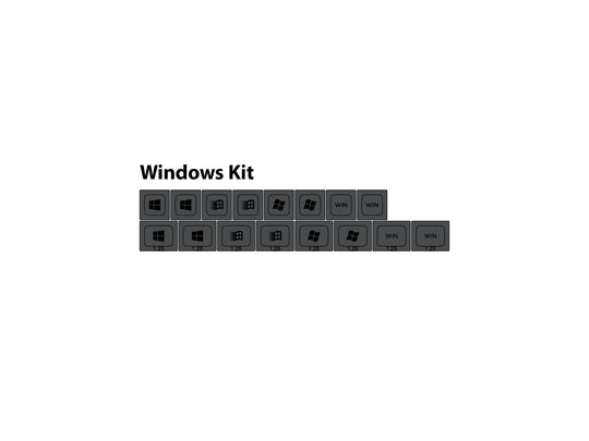 DSA High Contrast Granite - Individual Keycaps