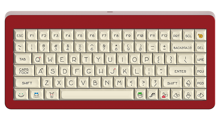 DSA UnAlice Individual Keycaps