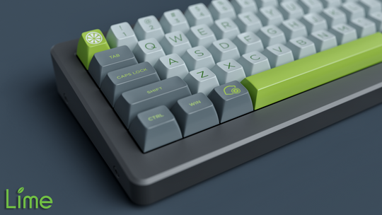 SA Lime - Individual Keycaps